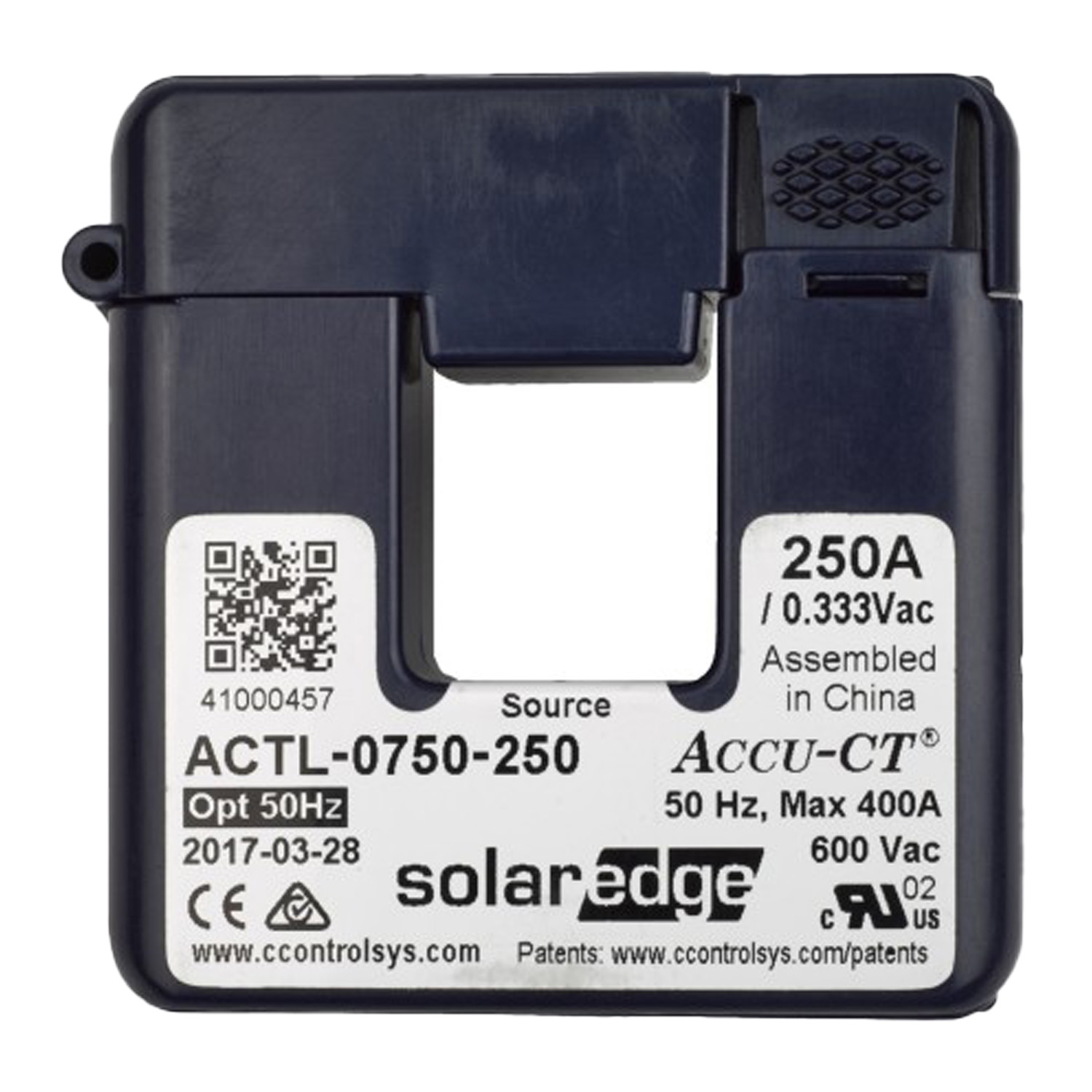 SOLAR EDGE 250A Current Transformer