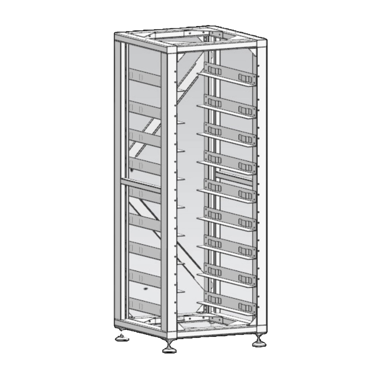DEYE 3U-RACK - 9 - Standard 19 inch