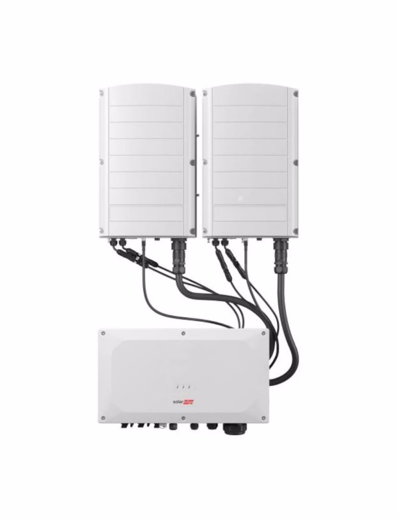Inverter SOLAR EDGE SE66.6K - RW00IBNM4 + 2 auxiliary units SESUK-RW00INNN4
