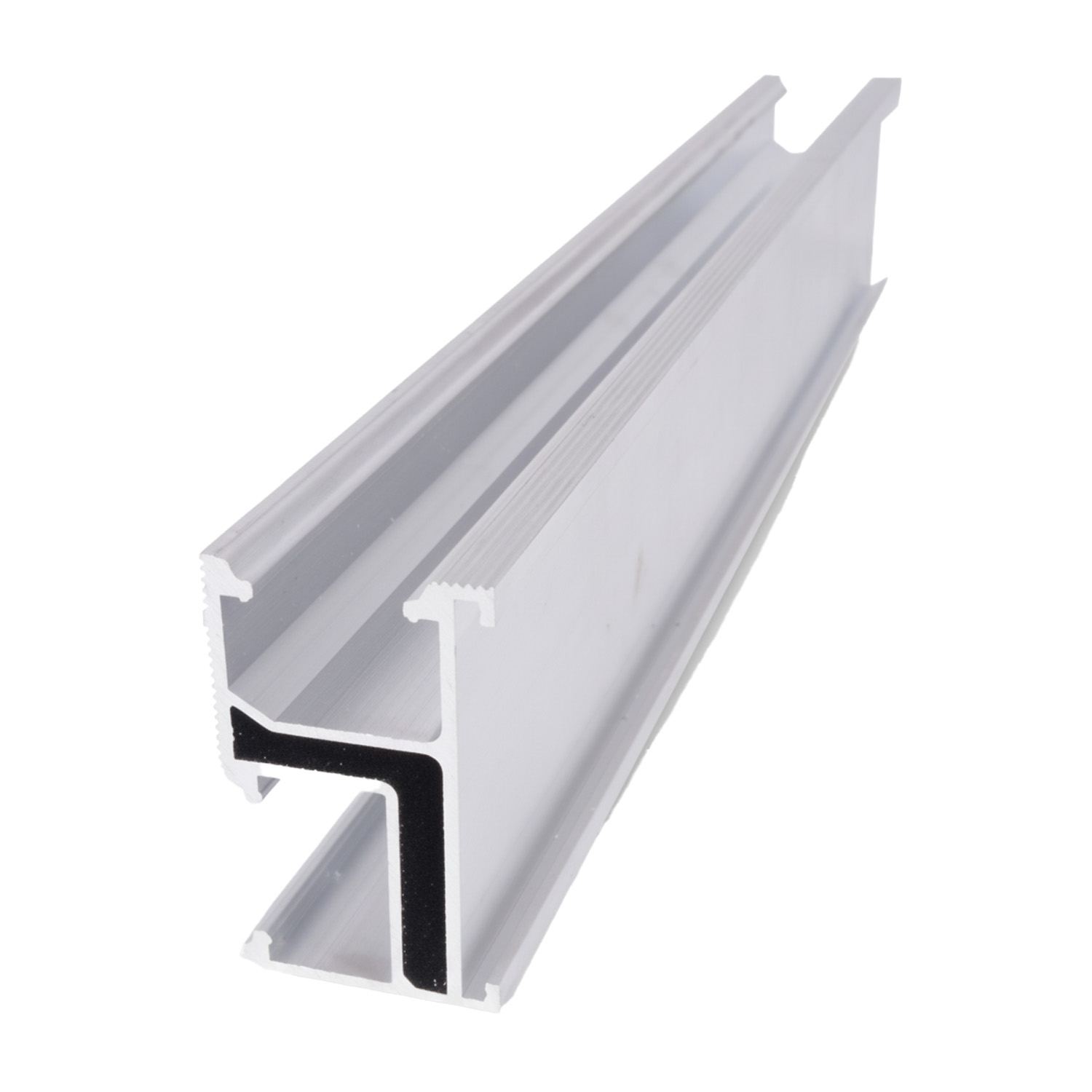 Ribbed mounting rail 31x50, 2400 mm