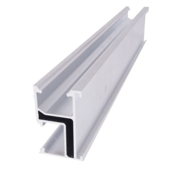 Ribbed mounting rail 31x50, 2400 mm